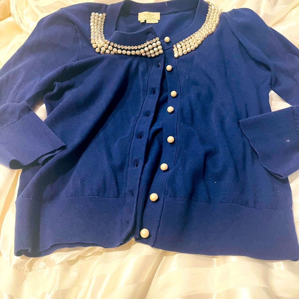 SOLD Gorgeous and vintage Gorgeous Kate spade embellished cardigan 
Size S